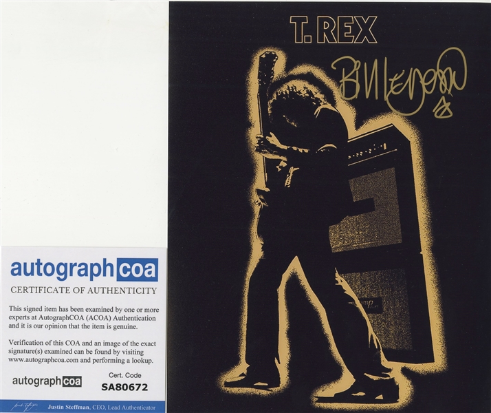 Bill Legend Lot of Four (4) 8" x 10" T Rex Photos (ACOA)