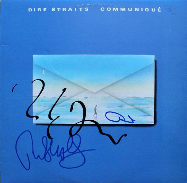 Dire Straits Band Signed Vinyl Record (ACOA)