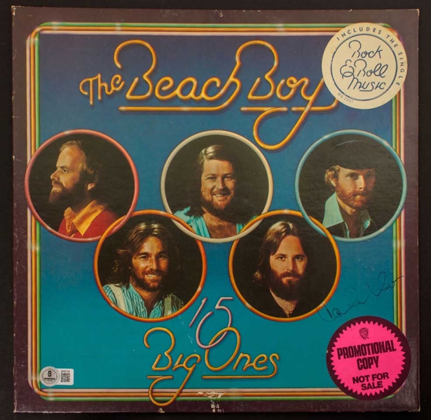 The Beach Boys: Carl Wilson Signed "15 Big Ones"Promo Album Cover (Beckett/BAS)