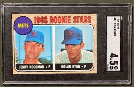 1968 Topps #177 Nolan Ryan (SGC Graded VG-EX+ 4.5)