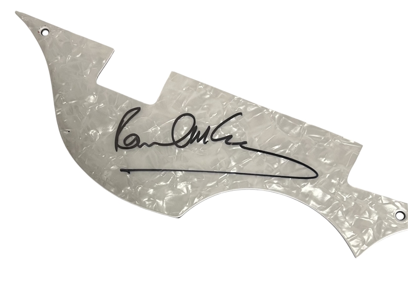 Paul McCartney Signed Hofner Bass Pickguard (JSA LOA)(Caiazzo LOA)