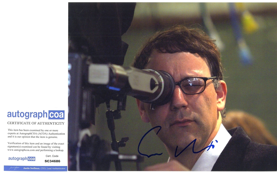 Spiderman: Sam Raimi Signed 8" x 10" Photograph (ACOA)