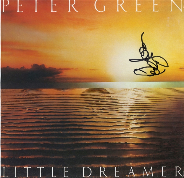 Fleetwood Mac: Peter Green Signed Album Cover (ACOA)