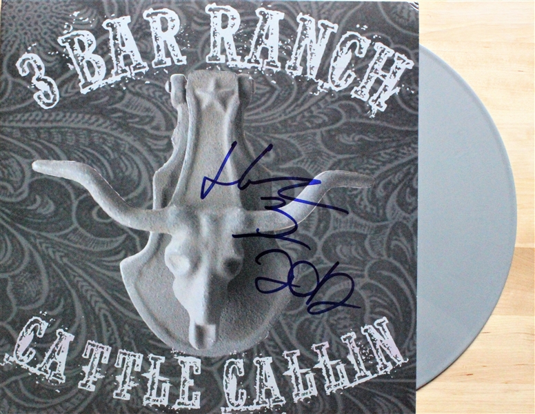 Hank Williams III Signed "Cattle Callin" Album Cover (ACOA)