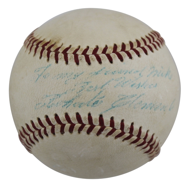 Roberto Clemente Single Signed & Inscribed ONL Baseball (Beckett/BAS LOA)