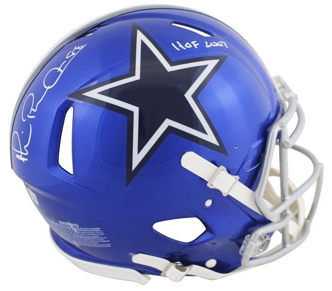 Michael Irvin Signed Cowboys Full Size Speed Flash PROLINE Game Model Helmet (Beckett/BAS Witnessed)