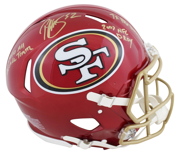 Patrick Willis Signed 49ers Full Size Flash Speed PROLINE Helmet w/3 Inscriptions (Beckett/BAS Witnessed)