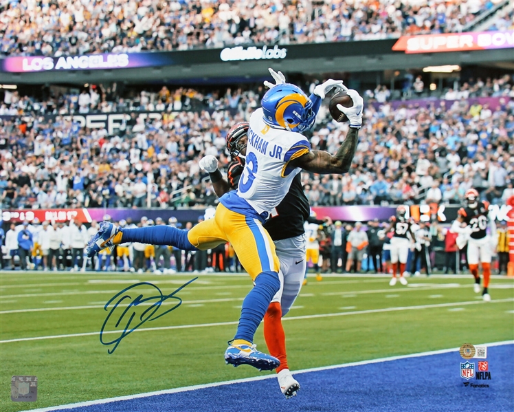 Odell Beckham Jr. Signed Super Bowl LVI 16" x 20" Color Photo (Beckett/BAS Witnessed)