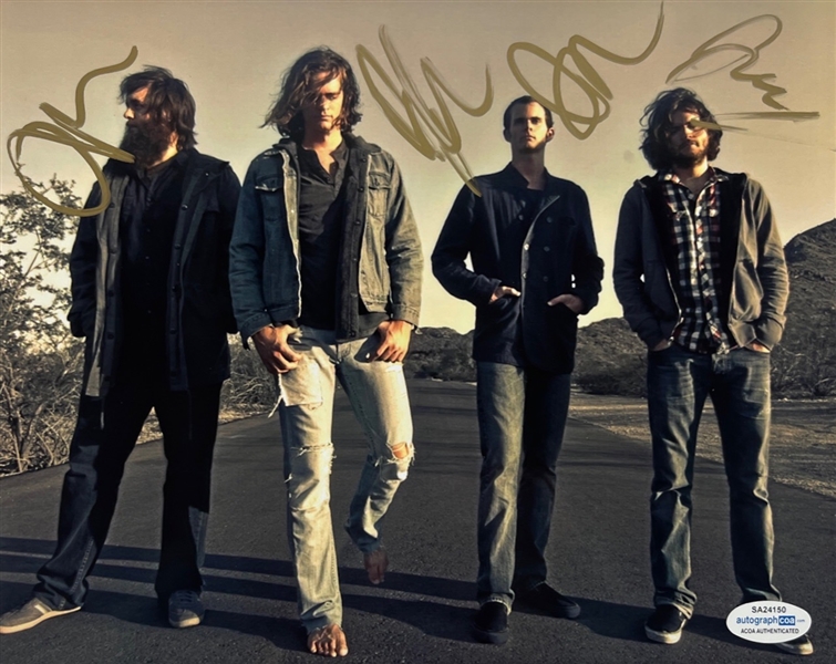 Kongos; Group Signed 8" x 10" Photo (ACOA)