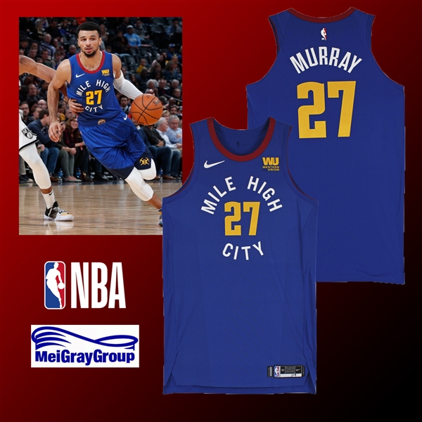 Jamal Murray 2018 Game Worn Jersey - Worn 11-9-2018 vs. Brooklyn Nets (MeiGray LOA)