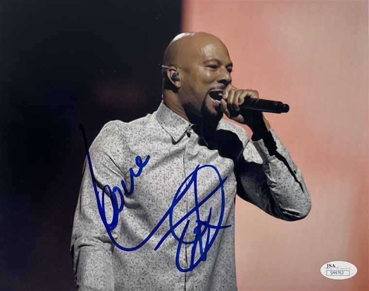 Common Signed 8" x 10" Color Photo (JSA Sticker)