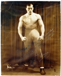 Boxing Champion Primo Carnera Signed 1931 13" x 16.5" Photo (JSA)