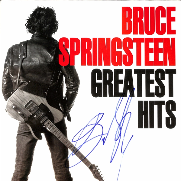 Bruce Springsteen In-Person Signed "Greatest Hits" Album Cover (Beckett/BAS LOA)(Grad Collection)