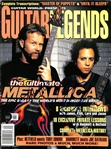 Metallica: James Hetfield & Kirk Hammett Signed Guitar Legends Magazine (Beckett/BAS)(Grad Collection)