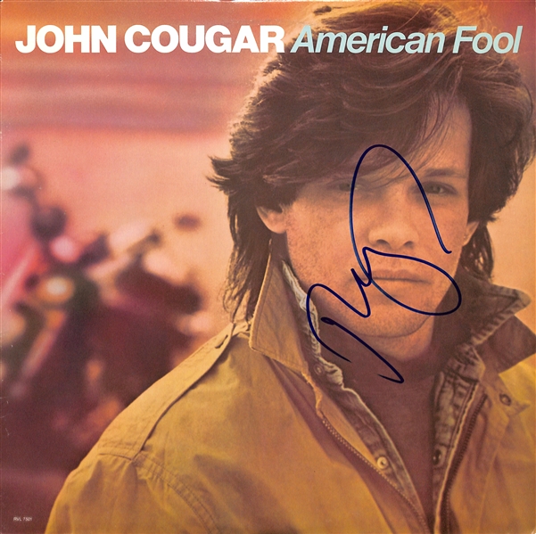 John Mellencamp Signed "American Fool" Album Cover (Beckett/BAS)(Grad Collection)