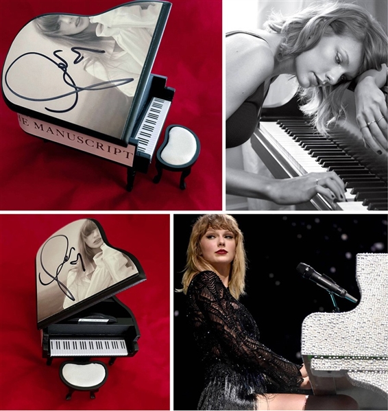 Taylor Swift Signed Custom Mini Grand Piano Featuring The Tortured Poets Dept (Third Party Guaranteed)