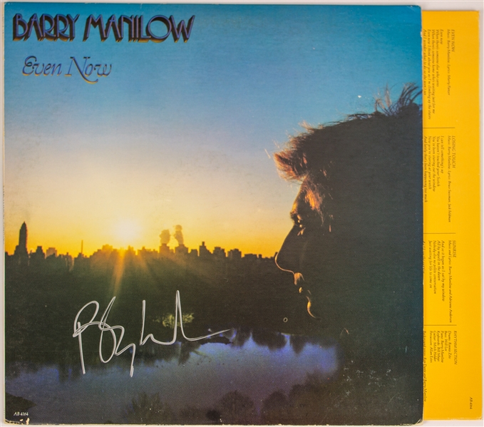 Barry Manilow Signed "Even Now" Album Cover (Beckett/BAS)