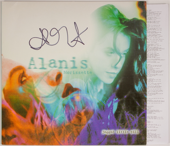 Alanis Morissette Signed "Jagged Little Pill" Album Cover (Beckett/BAS)