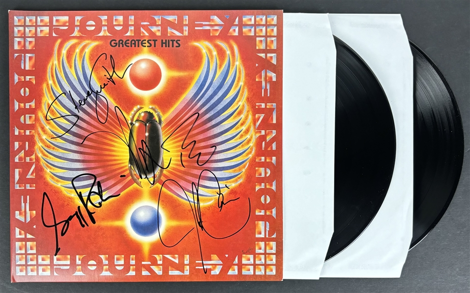 Journey Group-Signed "Greatest Hits" Album (4/Sigs) (Beckett/BAS)