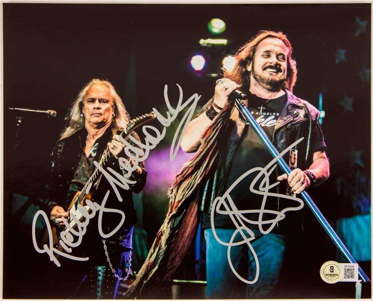 Lynyrd Skynyrd: Rickey Medlocke & Johnny Van Zant Signed 8" x 10" Photo (Beckett/BAS)