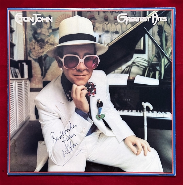 Elton Johns Signed "Greatest Hits" Album  (JSA)