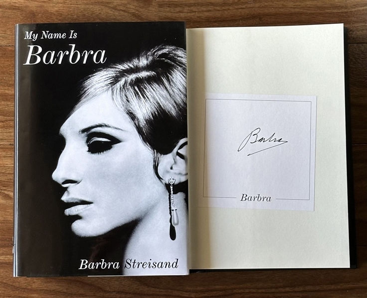 Barbra Streisand Signed 1st Edition Book "My Name is Barbra" (Third Party Guarantee)