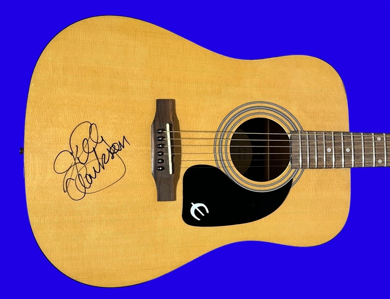 Kelly Clarkson SIGNED Epiphone Acoustic Guitar with Full Name Signature! *  JSA 