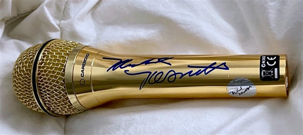 Michael Nesmith from The MONKEES Signed PEAVEY Gold Microphone! IN-PERSON! PROOF  