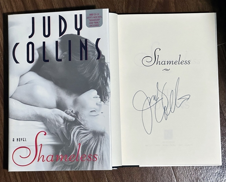 Judy Collins Signed "Shameless" 1st Edition Book w/CD!  (Third Party Guaranteed) 