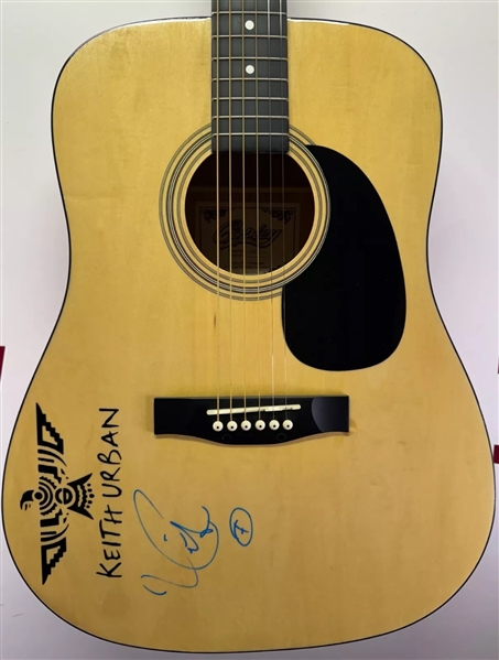 Keith Urban Signed Custom Acoustic Guitar (JSA)