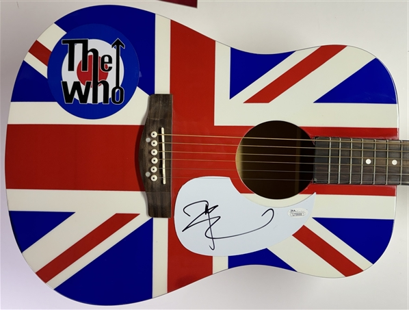 The Who: Pete Townshend Signed Custom Acoustic Guitar (JSA)