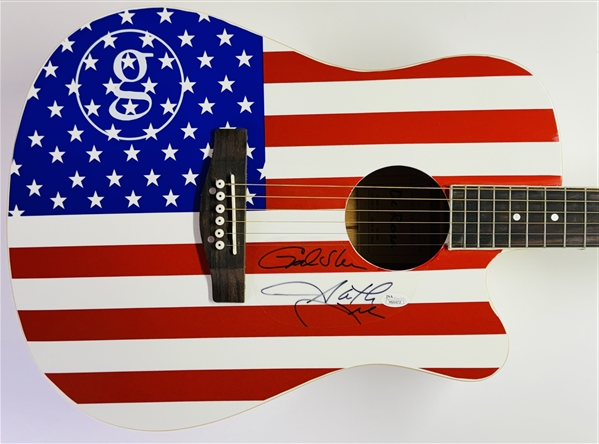 Garth Brooks Signed Custom Acoustic Guitar with "God Bless" Inscription (JSA)