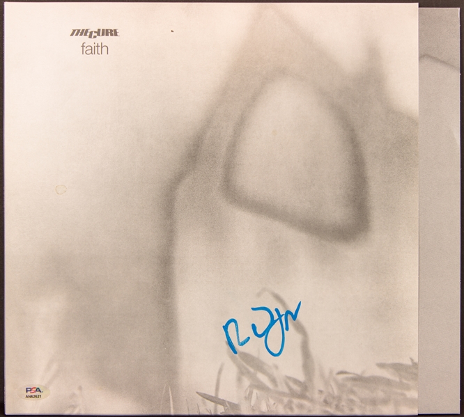 The Cure: Robert Smith Signed "Faith" Album Cover (PSA/DNA)