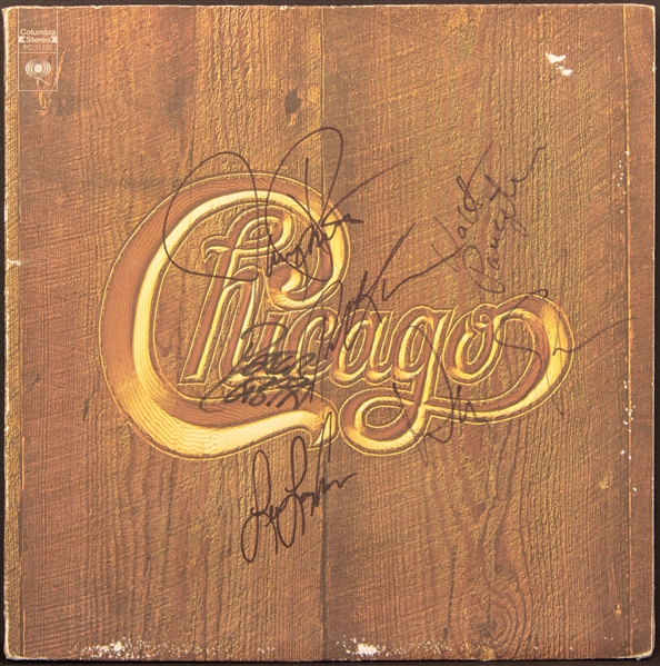 Chicago Multi-Signed "Chicago V" Album Cover (6 Sigs)(PSA/DNA)