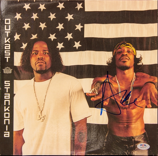 OutKast: Andre 3000 Signed "Stankonia" Album Cover (PSA/DNA)