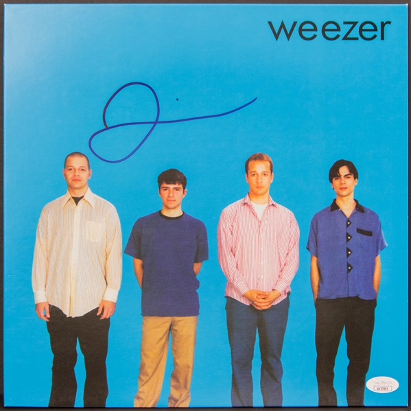 Weezer: Rivers Cuomo Signed Self-Titled Debut Album Cover (JSA)