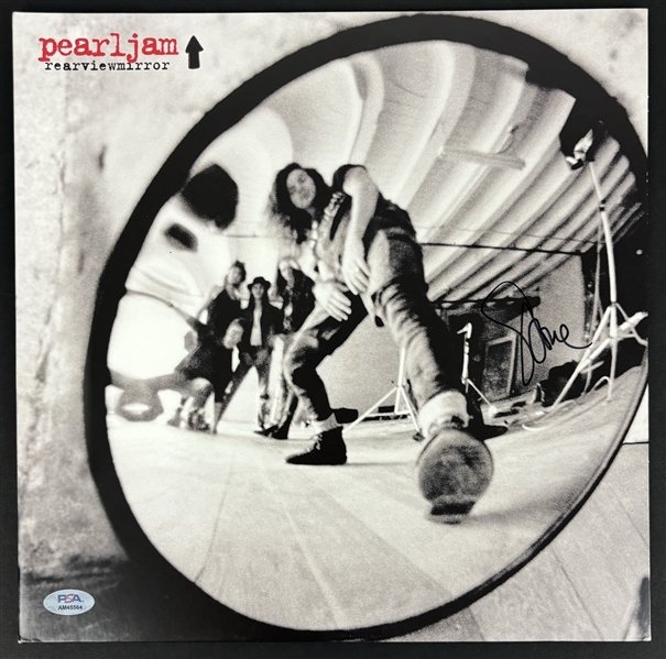 Pearl Jam: Stone Gossard Signed "Rearviewmirror" Album Cover (PSA/DNA)