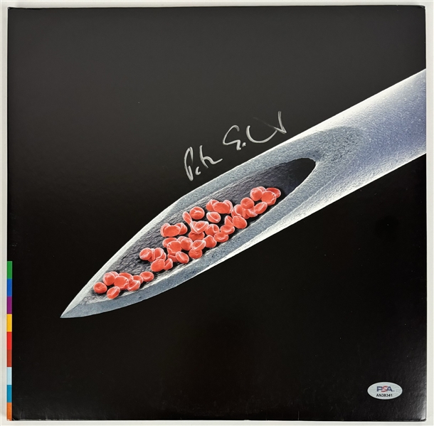 Peter Gabriel Signed "Live Blood" Album Cover (PSA/DNA)