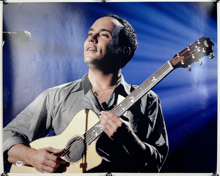 Dave Matthews Signed 16" x 20" Photo (PSA/DNA)