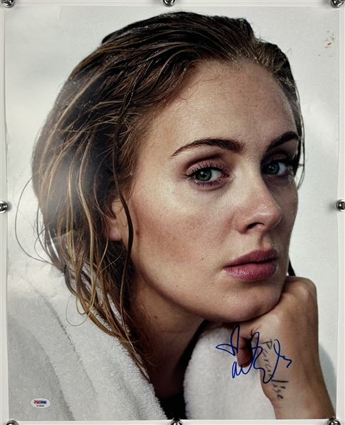 Adele Signed 16" x 20" Photo (PSA/DNA)