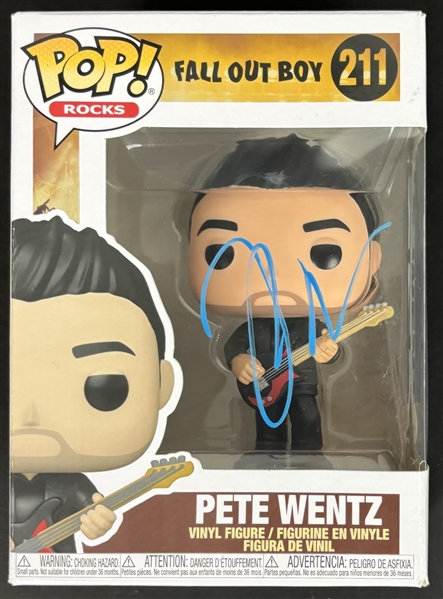 Fall Out Boy: Pete Wentz Signed Funko Pop #211 (JSA)