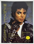 Michael Jackson Strand of Hair & Victory Tour Makeup Swatch Collectors Card #34 (Mueller LOA)