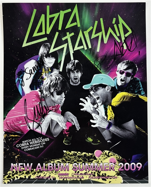 Cobra Starship Group Signed 8" x 10" Photo (Third Party Guaranteed)