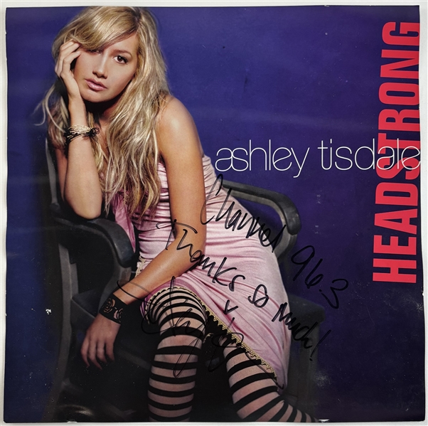 Ashley Tisdale Signed 12" x 12" "Headstrong" Album Flat (Third Party Guaranteed)