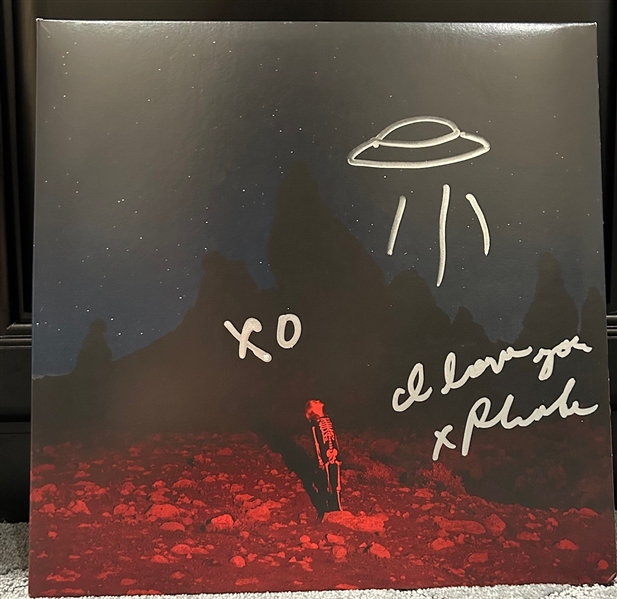 Phoebe Bridgers Signed “Punisher" Album w/ Rare Spaceship Sketch & Inscription (Beckett/BAS)