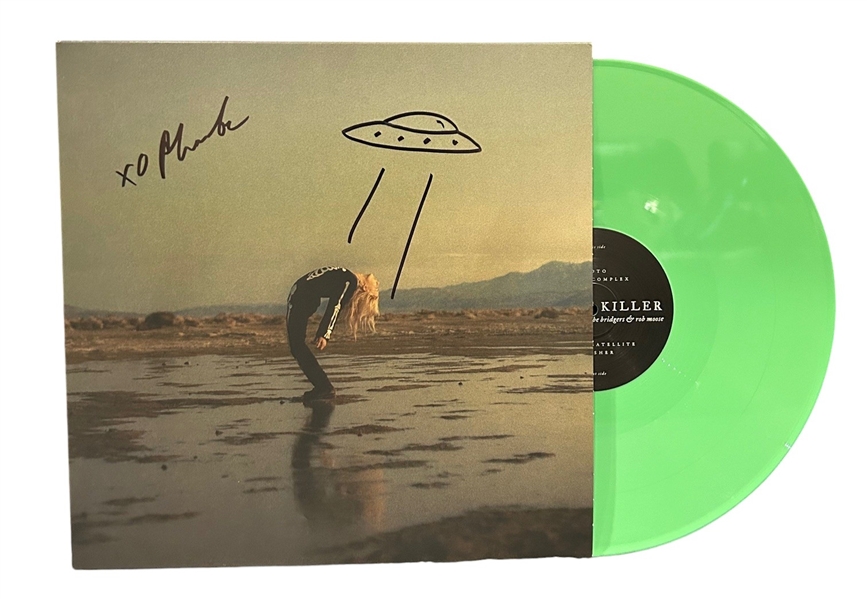 Phoebe Bridgers Signed "Copycat Killer" Album w/ Rare Sketch & Green Vinyl (Beckett/BAS)