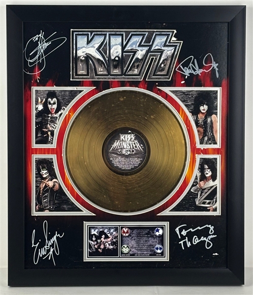 KISS Multi-Signed Limited Edition Framed Display (#239/#400) (JSA)