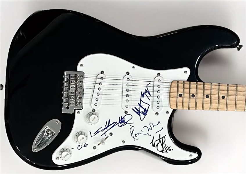 Rolling Stones: Rare Group Signed Fender Stratocaster Electric Guitar (4 Sigs)(Epperson/REAL LOA)