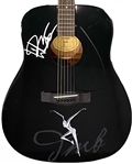 Dave Matthews Signed Custom Graphic Acoustic Guitar (Beckett/BAS LOA)