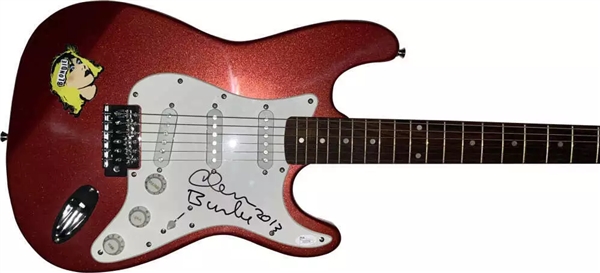 Blondie: Clem Burke Signed Huntington Stratocaster-Style Guitar (JSA)